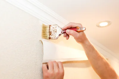 Pose de papier peint à Terres de Bord — revêtements muraux et toiles de verre